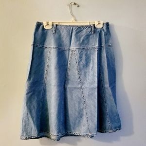 Sigrid Olsen Denim Skirt